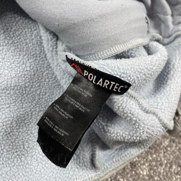 North Face Denali Jacket Womens Small Fleece Polartec Full Zip Color Block Blue - Picture 8 of 16